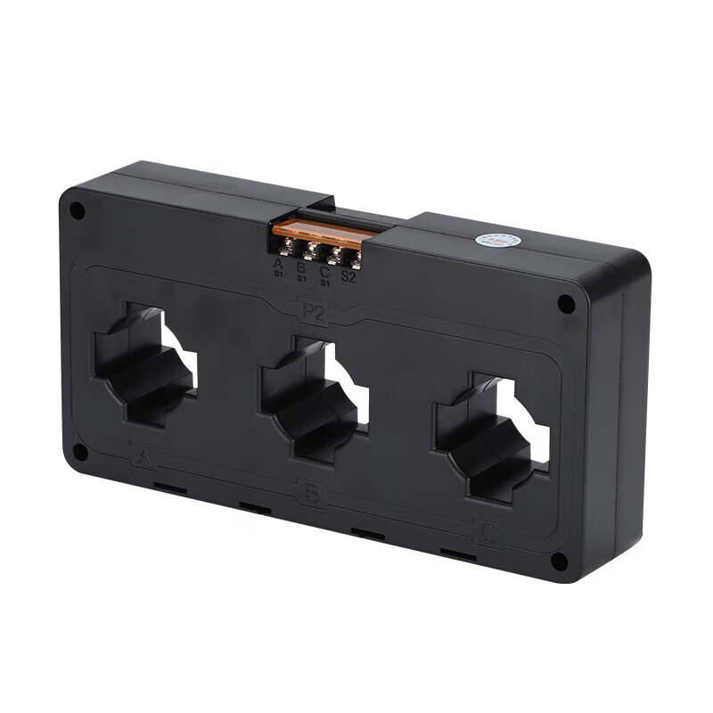 Chint three-phase integrated current transformer with accuracy level 0.5 100/5A combined small volume guide rail installation 40mm hole 100/5A