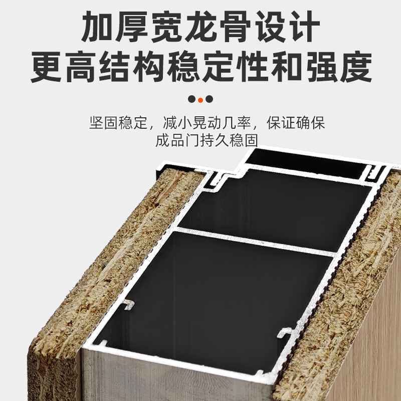 Shantou Lincun minimalist invisible door paint painted door bedroom aluminum wooden door secret door living room background door wall integrated frameless hidden frame door including installation of thickened 55 invisible door + Huafuli 9cm lemon core board 4