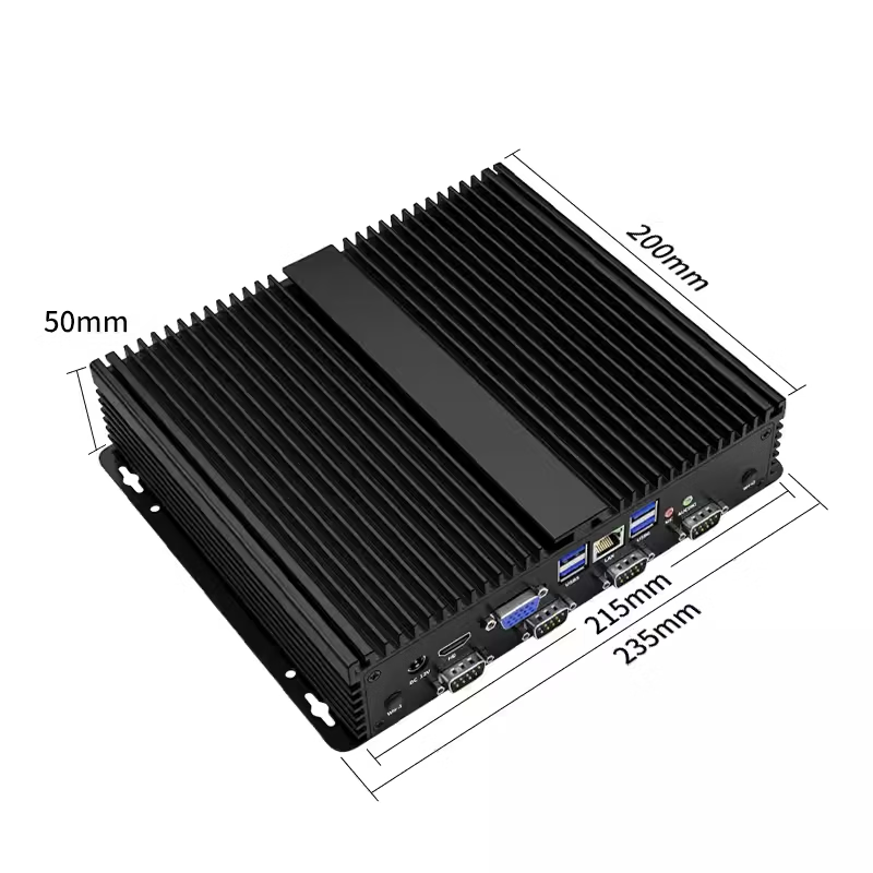 Yue Changsheng times control wall-mounted industrial computer computer RS485 serial port I5-3317U linux win7 xp computer wiring I5-8250U8G memory 128G solid state G26 chassis 2 RS485 binding posts + 4 RS232