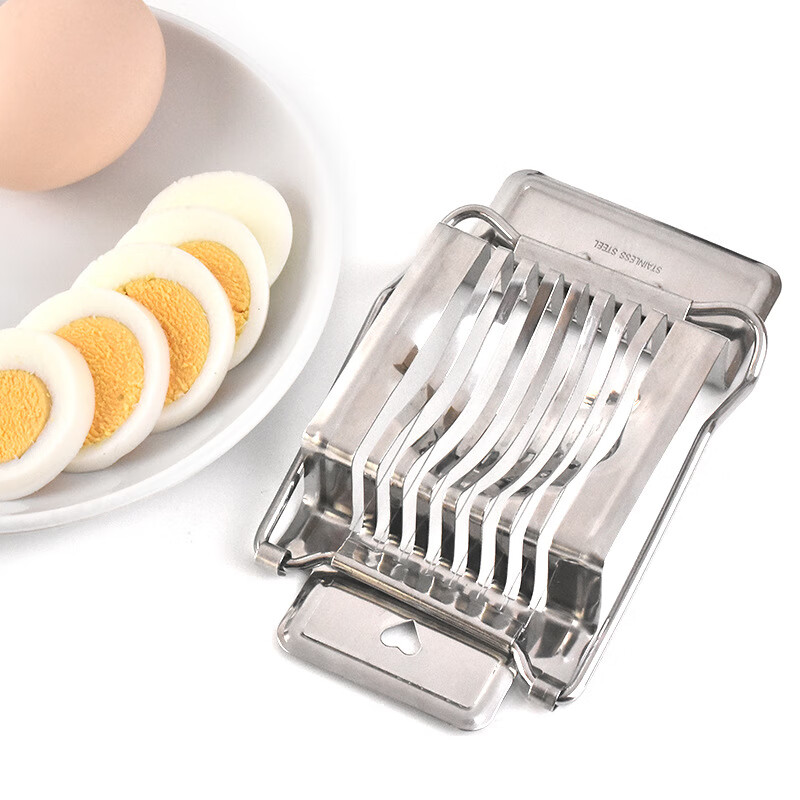 Saikoyou stainless steel egg cutter 304 steel wire egg cutter fruit ham segmentation slicer gadget stainless steel egg cutter one pack