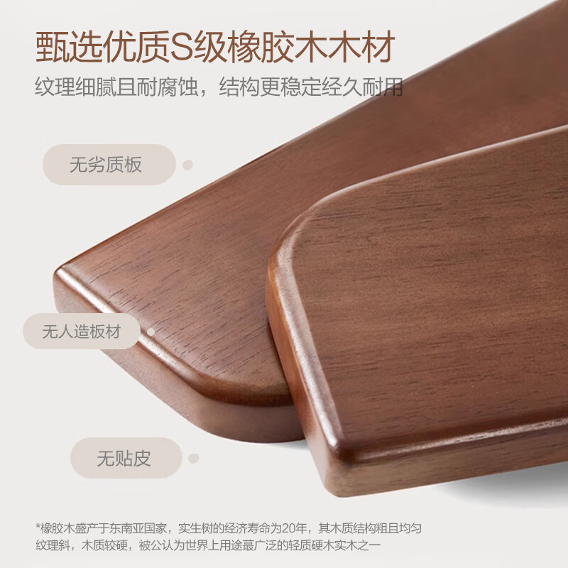 Chennest antique style solid wood slate dining table and chair combination 2026 new home small apartment retractable square and round dining table Antibacterial matte pure white slate/walnut color-horn chair 1.35 meters One table and six chairs Upgraded four rails