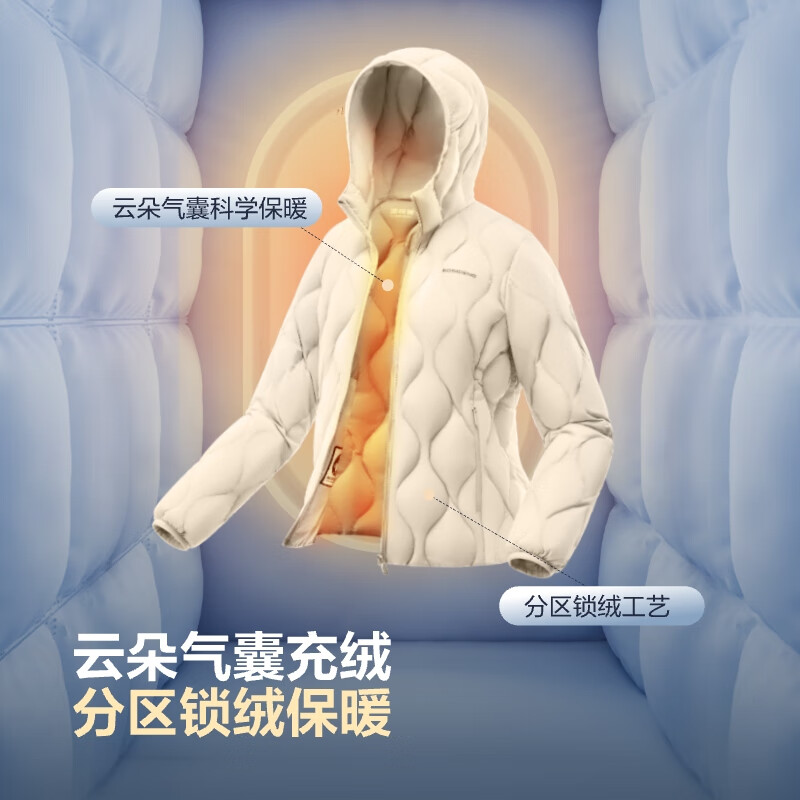 Bosideng 25 Years Goose Down Jacket Women's Autumn and Winter Lightweight Hooded Slim Short Casual Versatile Warm Jacket