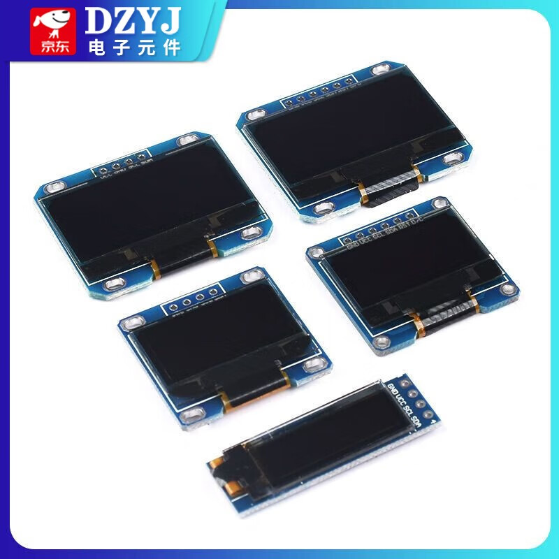 12864 screen 0.96 inch OLED display module 0.91 1.3 inch 1.54 inch LCD screen 6/7 pin IIC/SP 0.96 inch white 1306 driver 4 buttons