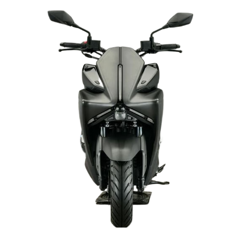 Kajiwayayatu 150 pedal fuel motorcycle Qianjiang water-cooled engine bionic handsome black 25 models