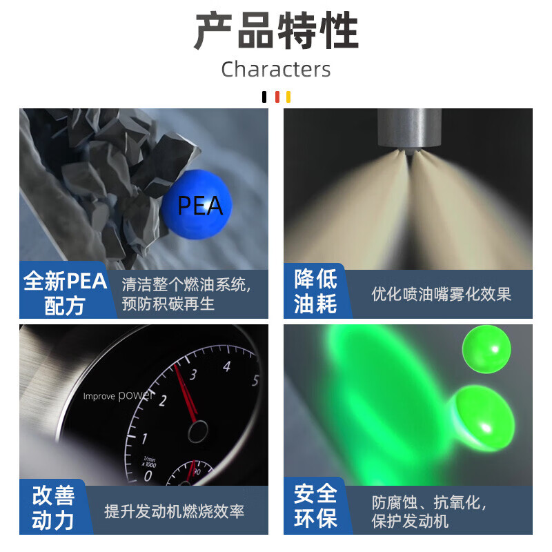 TUNAP imported from Germany gasoline additive fuel treasure carbon deposition cleaning agent PEA fuel additive