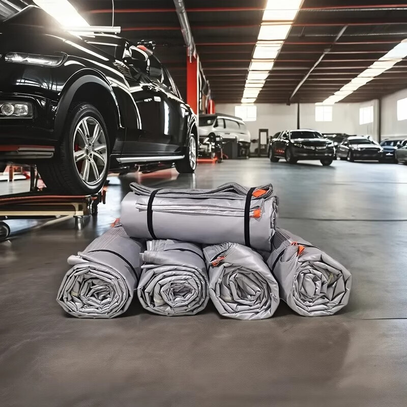 Car fire-fighting blanket, fire-fighting fire-retardant cloth, silicone glass fiber, high-temperature resistant charging EMU special fire blanket, car fire-fighting blanket, new energy electric vehicle, high silica cloth fire blanket, 3mx4m, battery car fire-fighting blanket, fiberglass cloth - no silicone coating