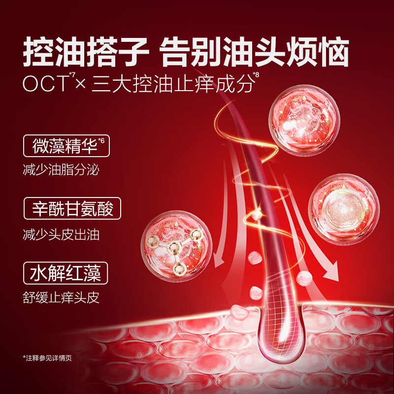 B2v red algae soothing travel oil control bottle 70ml sample anti-dandruff oil control shampoo travel size small bottle portable