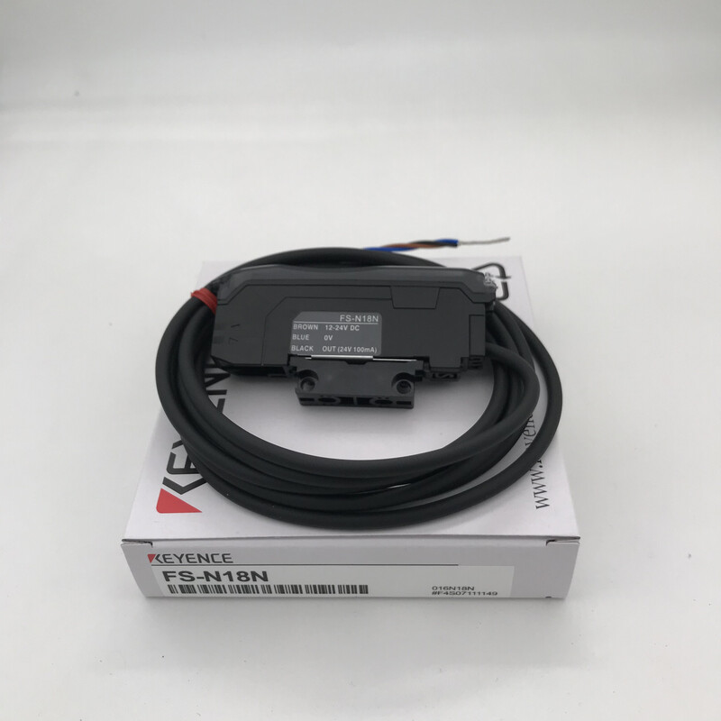 Yue Changsheng supplies new original authentic KEYENCE optical fiber amplifier FS-V11 N18N FS-N18N with M6 reflective optical fiber complete set