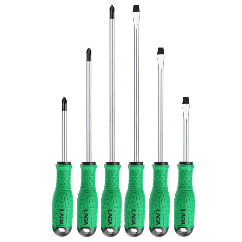 LAOA (LAOA) S2 screwdriver set, screwdriver set combination, magnetic screwdriver, 6-piece set