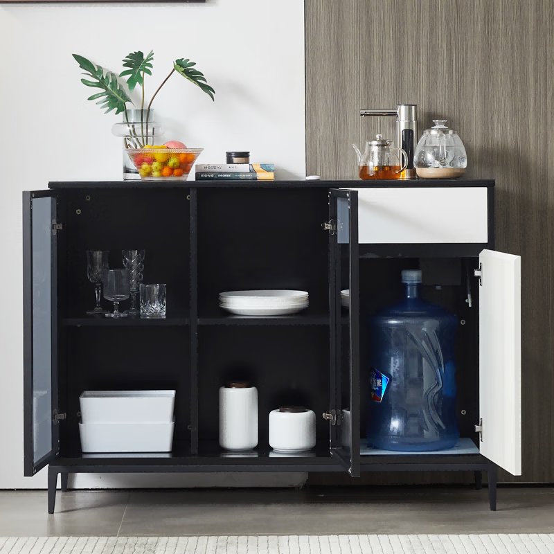 No. 1 living room solid wood tea bar machine household tea table sideboard integrated cabinet ice hot and warm large capacity storage water dispenser HL11-3