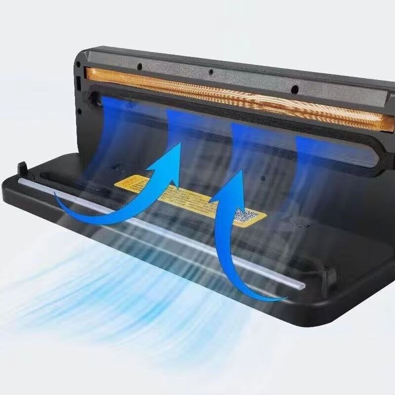 Yongcang vacuum sealing dry and wet dual-use fresh-keeping household food bacon food fully automatic large suction vacuum packaging machine Advanced Black + Delivery 100 vacuum mesh bags