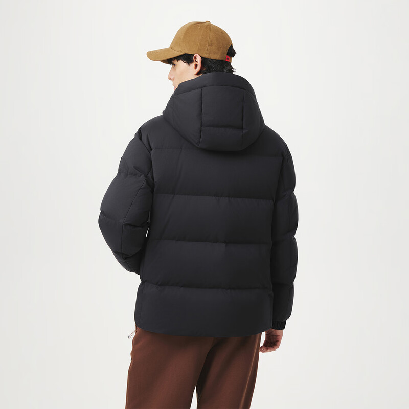 Tambor Down Jacket Men's Short Hooded Versatile Warm Winter Thick Jacket 5530333Z Ebony Gray L175