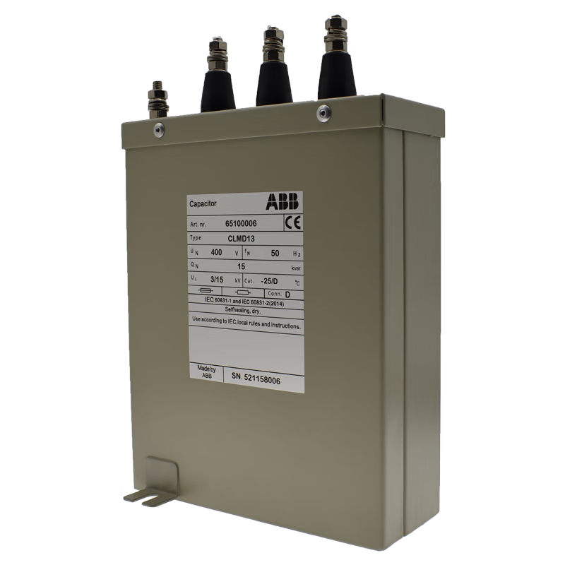 ABB capacitor CLMD13/15kvar/10KVAR/12.5KVAR/13.5KVAR/400V CLMD13/15Kvar 400V