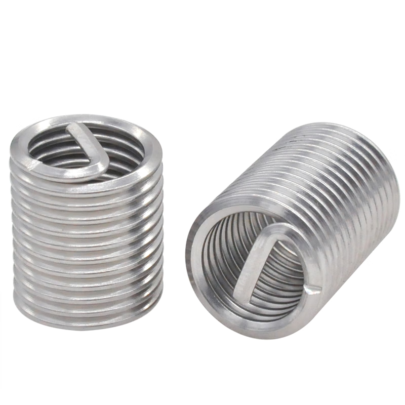 Wen Yijia Large Packaging 304 Stainless Steel Wire Screw Braces M2-M36 Wire Sleeve Threaded Spring Protective Sleeve M1.6*0.35*2D Number of turns 6.2K (10003