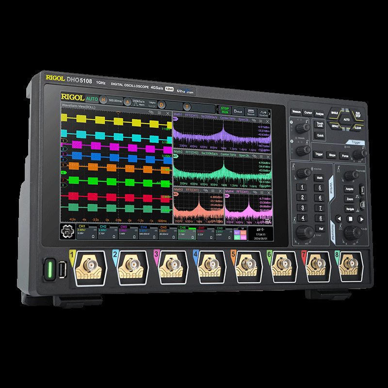 RIGOL 8-channel digital oscilloscope DHO5108 MHO5106 5058 5056 5104 5054 DHO5058 (8 channels/500MHz)