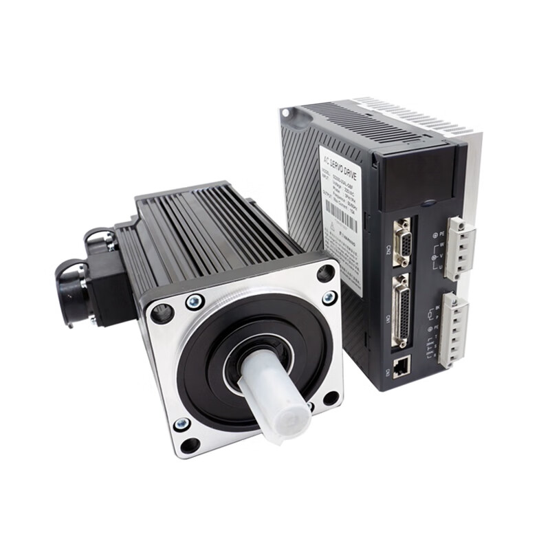 Yue Changsheng SD110 AC servo motor set SD300 drive 485 communication 1.2/1.8kw1.5kw era 110 servo 600W set 3000 rpm 2NM without brake (horizontal)
