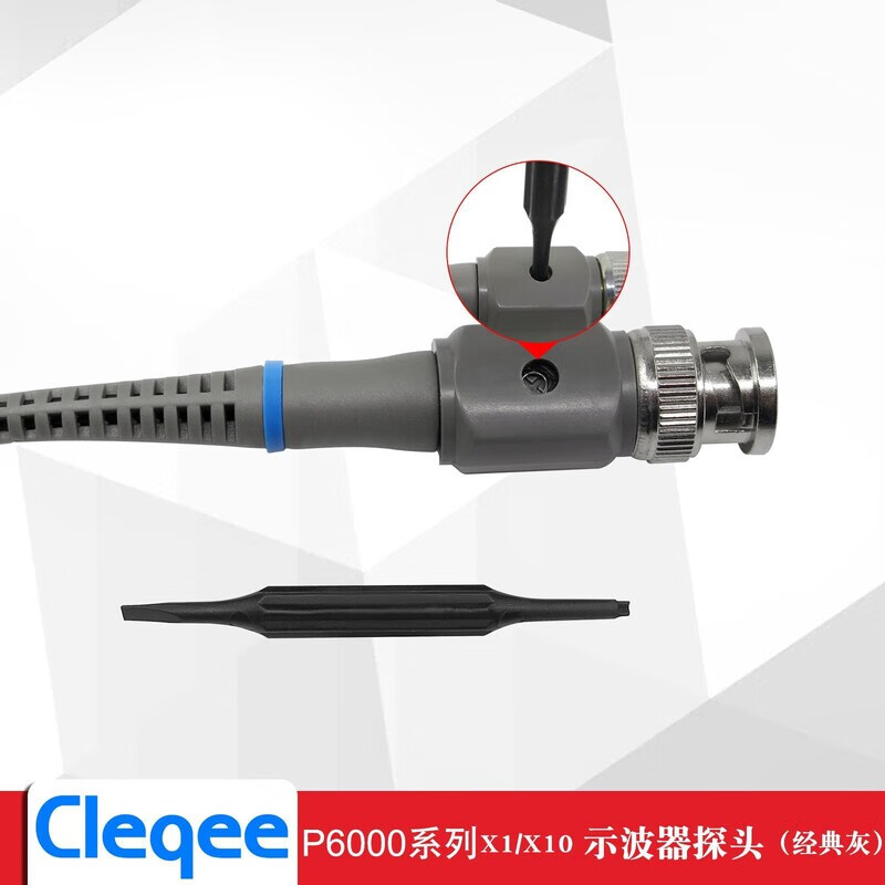 Oscilloscope probe 20-300MHz universal oscilloscope probe test line high-voltage probe oscilloscope instrument pen classic P6100 (100MHz)