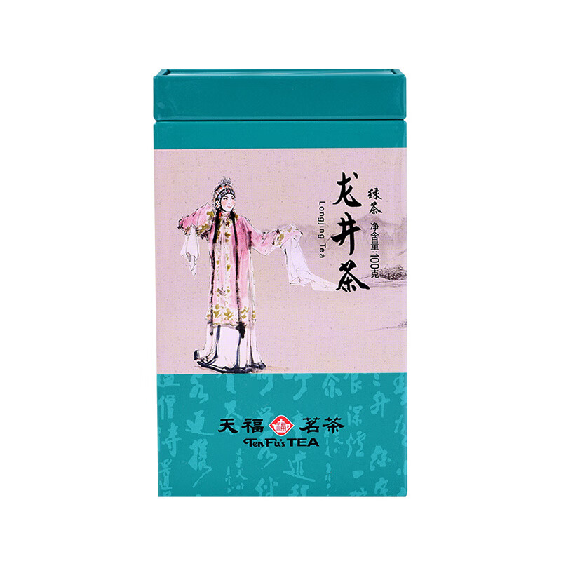 Tianfu Tea Longjing Tea Zhejiang Green Tea 2025 New Tea Early Spring Green Tea 100g Canned