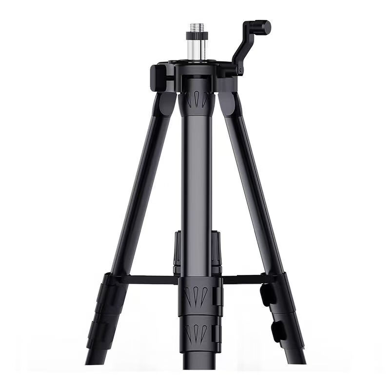 Level meter tripod thickened leveling meter lifting support rod infrared tripod stainless steel bracket universal black diamond thickened tripod 1 meter