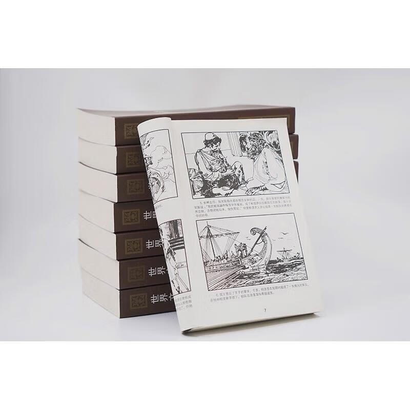 Complete set of 15 volumes, 10 European and American volumes of world literary masterpieces and comic strips + 5 Asian and African volumes, 5 volumes of foreign masterpieces, comic strips and comic books, classic reading for teenagers and students, Notre Dame de Paris, collector's edition of a complete set of genuine books, 5 volumes of world literary masterpieces, comic strips, Asian and African volumes