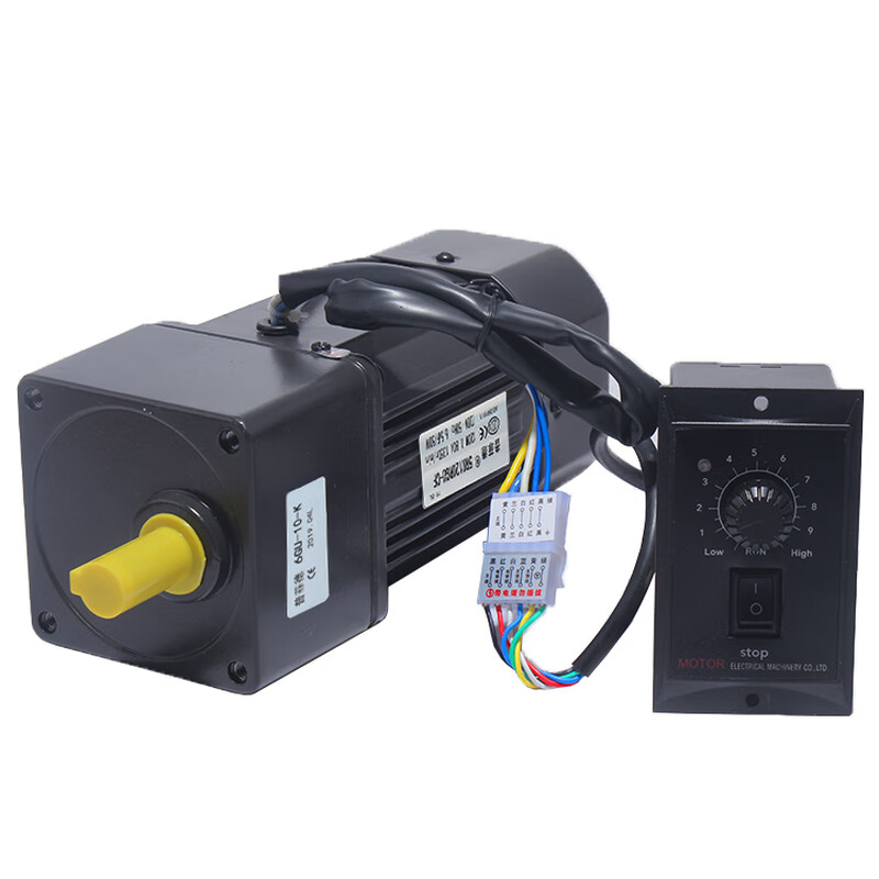 Yue Changsheng Pufide AC asynchronous micro speed regulating motor 400W reduction gear motor motor 22 gearbox 7GU30K (0-45 rpm one minute speed regulating motor + speed regulator + bracket