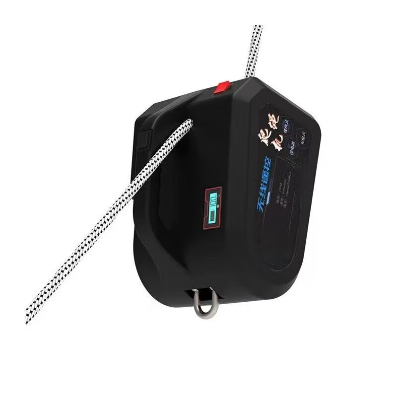 Lishi Rechargeable Rope Climbing Machine Air Conditioner Outdoor Unit Hoisting Riser Portable Remote Control Lifting Electric Hoist Lithium Battery Crane Upgraded and Enhanced Model 11m/load 150kg