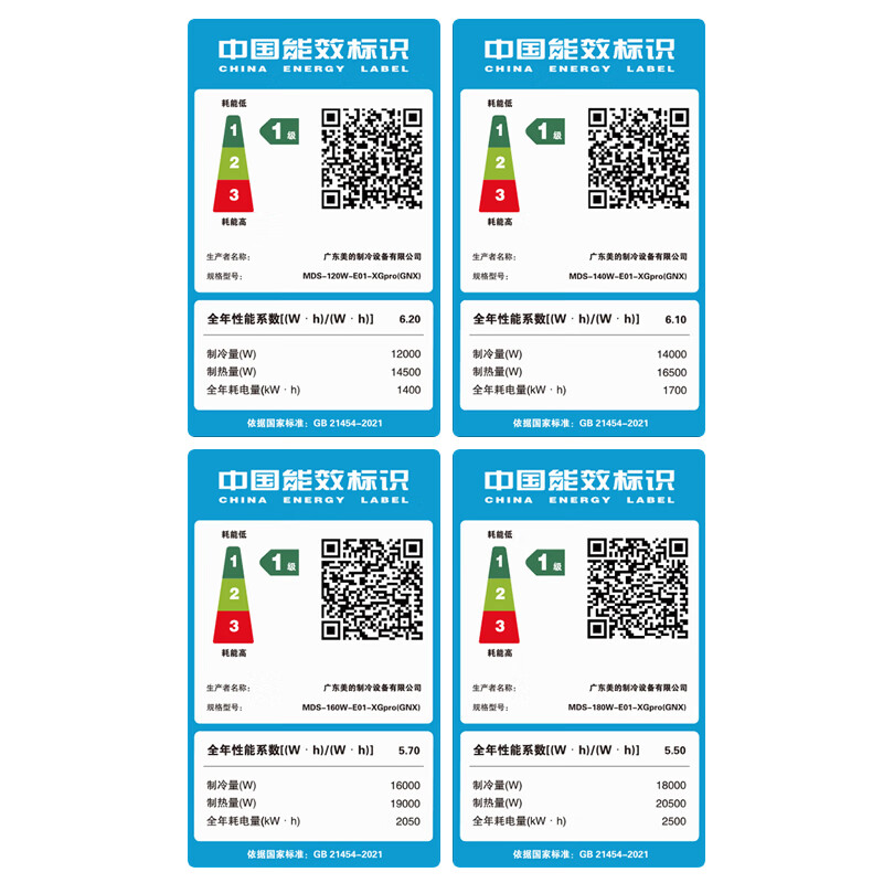 Midea Midea central air-conditioning multi-split Starlight Pro with water pump full DC frequency conversion first-level energy efficiency one-to-many new product MDS-120W-E01-XGpro (GNX) pump MDS-160W-E01-XGpro (GNX) five