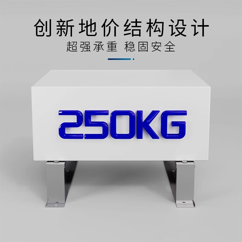 Qisen Stainless Steel Air Conditioner Outdoor Unit Bracket Floor Stand 1.5 HP 3 HP 5 HP Universal Type 304 Heightened Ground Air Conditioner Bracket 304 Thickened Air Conditioner Bracket (With Screw Package) 3-5P Universal Style - Height 30cm