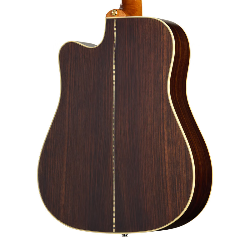 Epiphone Hummingbird Deluxe EC NA wood color full single cutaway electric box luxury acoustic guitar