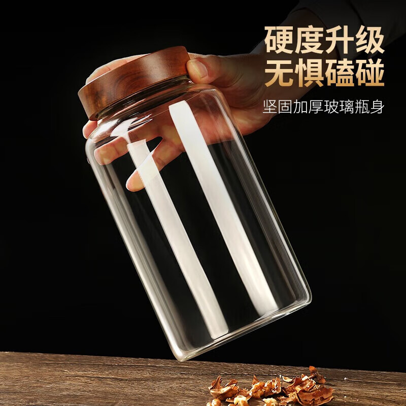 High-grade high borosilicate glass wine jar for wine bottles, special fruit wine wine jar, pickle jar, sealed jar, storage tank, high borosilicate glass 6.8 catties, automatic exhaust cover