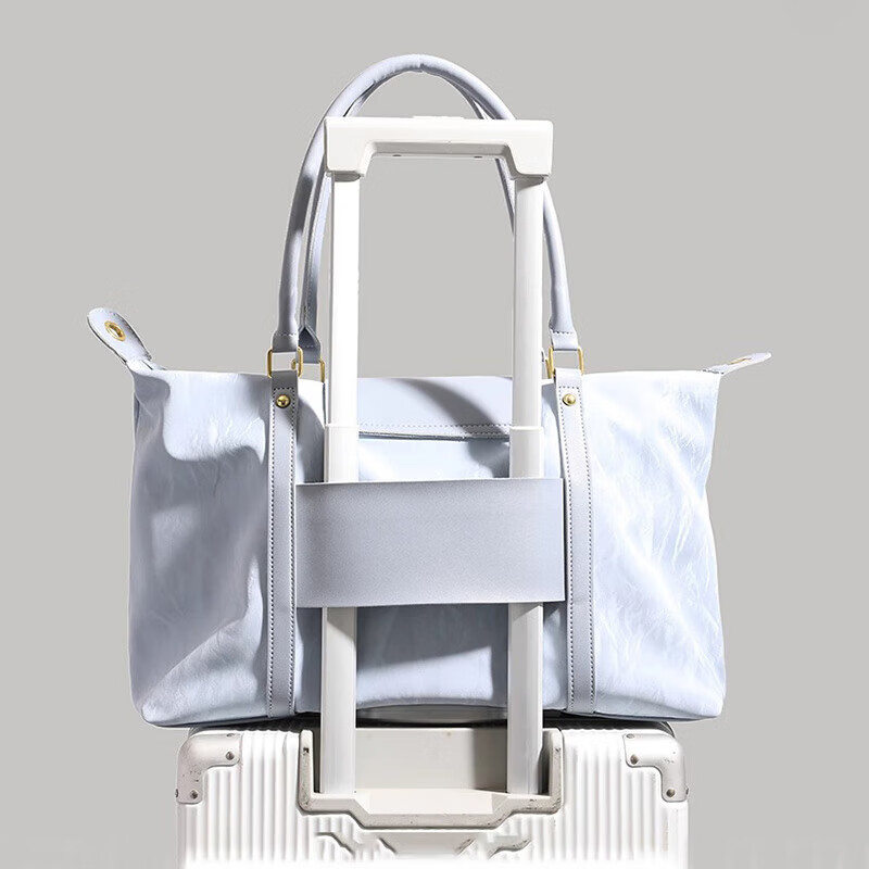 Xingxi large-capacity short-distance travel bag women's shoulder cross-body business trip luggage bag fitness handbag bag maternity bag storage bag blue