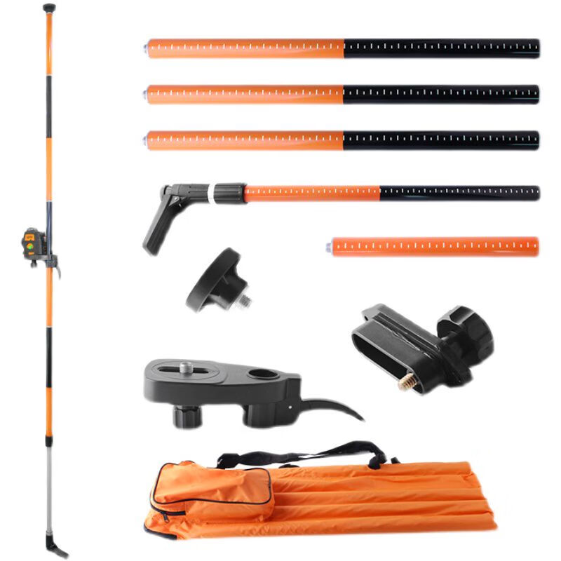 Laisai LS300 level meter marking instrument lifting rod top rod support rod tripod telescopic fast 3.36 meters Laisai 3.36 meters support rod + 1.6 meters tripod