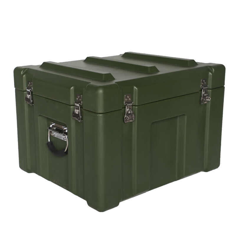 Iosn rotomolding box emergency supply box outdoor waterproof combat readiness box airdrop box transport box equipment box storage box tool box green (600*500*300) MM