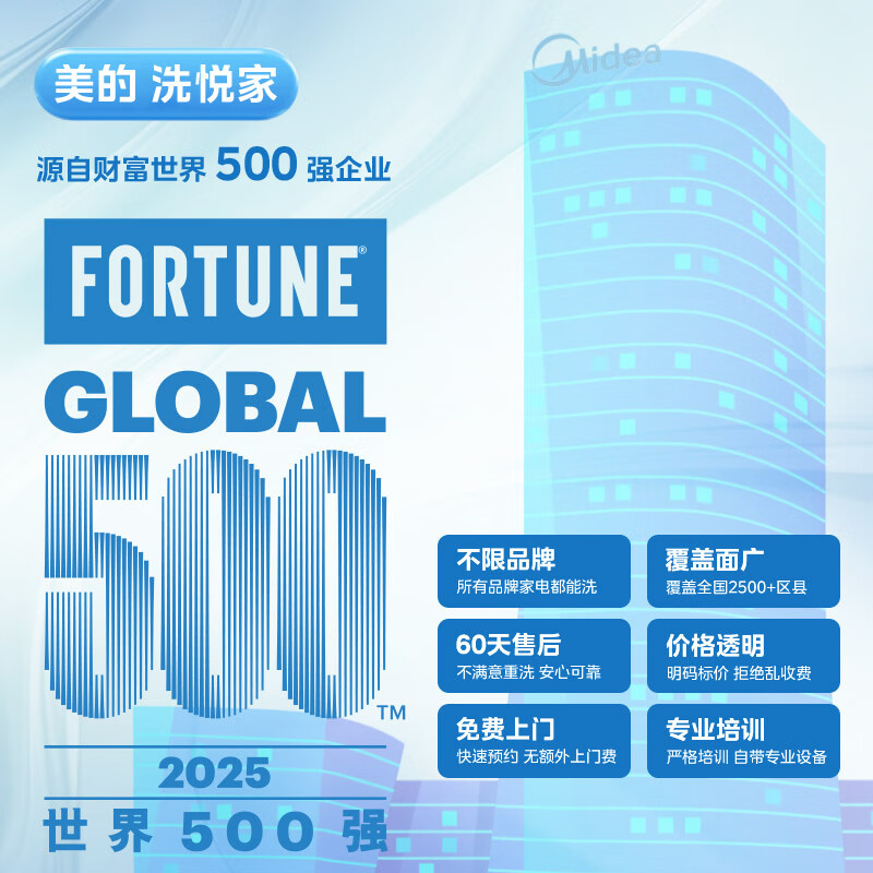 Midea Xiyuejia air conditioner full disassembly, cleaning and cleaning service Home appliance cleaning service, air conditioner disassembly and cleaning service Deep cleaning of air conditioner Air conditioner - (cleaning of air conditioner)