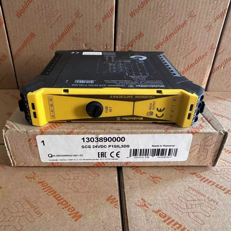 Original Weidmüller safety relay 1303890000 SCS 24VDC P1SIL3DS