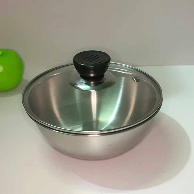 Zixi see-through pot lid tempered glass stainless steel wok steamer lid household 30 transparent 32 universal black plastic handle #12-40cm handle 2