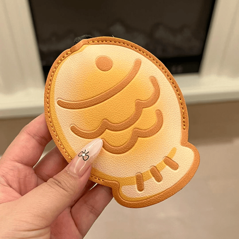 Shijanu Avocado Pull Key Bag 2025 New Style Suitable for Volkswagen, Audi and Mercedes-Benz Small Fish Embossed Three-dimensional Process (11*8.6cm)_ High Quality