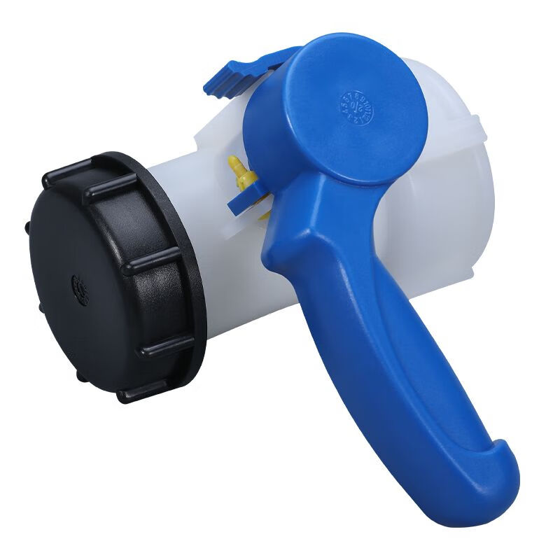 Full collection of steamed ton bucket valve joints, lid accessories, 1000 liter plastic bucket, double-headed inner and outer lids, 4 points and 6 points, DN40 interface 62mm bucket mouth plug