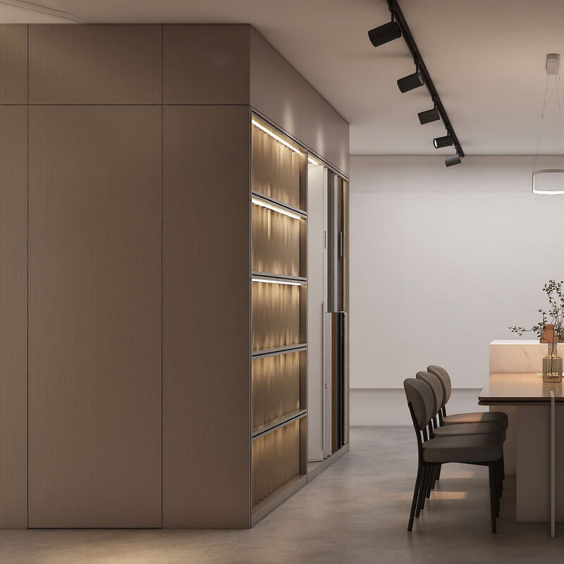 Jingdong whole house customized EGGER door wall cabinet customization package (8 wainscot panels + hydraulic damping hinges)