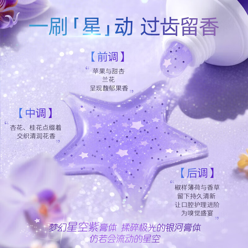 DARLIE (formerly Black) Purple Light Repair Whitening Anti-Sensitive Repair Enamel Containing Fluoride Remove Stain Fresh Breath Toothpaste 400g