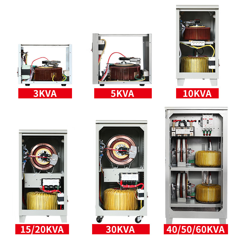 Yuechangsheng Ningchuan ultra-low voltage 90V single-phase air conditioner household voltage regulator 60/50/30/20/15/10/5KW voltage regulation 220V 10KW (voltage regulation range 90V-260V)