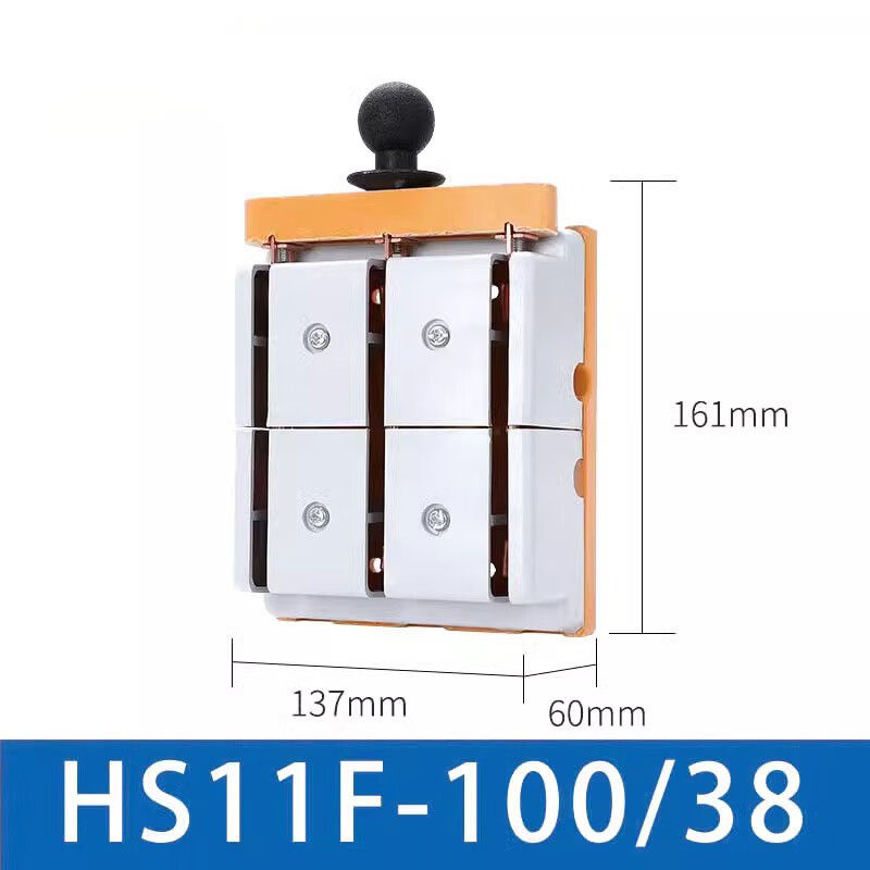 YCVK Shanghai People Zhujiang Accord two-way single and double throw gate switch HD11F inverted knife gate switch marine hs11f three-phase 380v 380V three-phase three-wire line-100A double throw (HS11F) Shanghai People