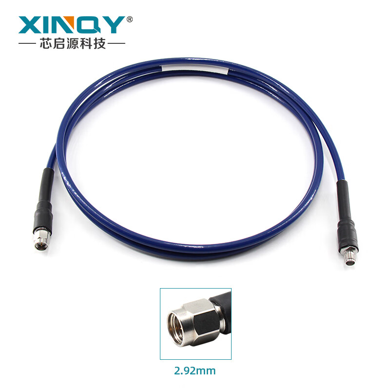 XINQY Xinqiyuan 2.92mm ultra-flexible phase-stable cable assembly DC-40GHz RF signal test cable K-head high-frequency connection cable 2.92 female-2.92 female 3m