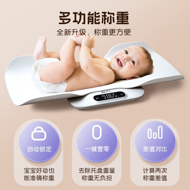 Xiangshan electronic scale split baby weight scale mother and baby scale electronic body scale newborn gift household high-precision 5g
