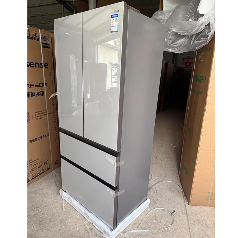 Rongsheng grade machine Rongsheng BCD-515W60FZBAS ultra-thin zero-embedded French multi-door one-level frequency conversion automatic ice making refrigerator with slight defects in appearance