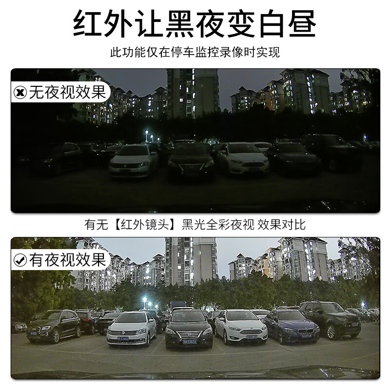 Lingzhou BMW 3 Series Driving Recorder Special Wire-Free Original Ultra-clear Night Vision Three Series 320/325li Hidden 19-25 BMW 3 Series Special/Black (Single Lens) 1296P Ultra HD +128G High Speed U3 Card