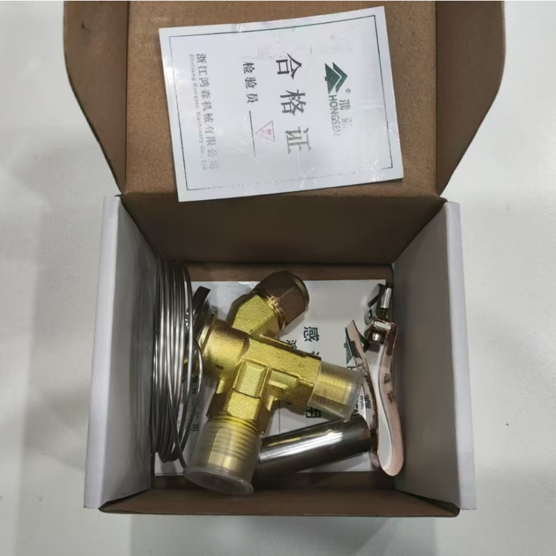Refrigerator cold storage TF type right-angle internal balance R22/R404/R134/R410 throttling thermal expansion valve TF410 valve body No. 5 core R410