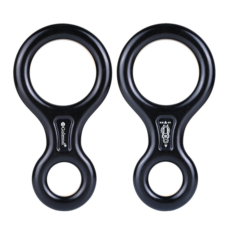 Gorm 8-figure ring descender 45kN climbing equipment safety protection high-altitude descent device hand-controlled speed descent device 8-figure ring blue