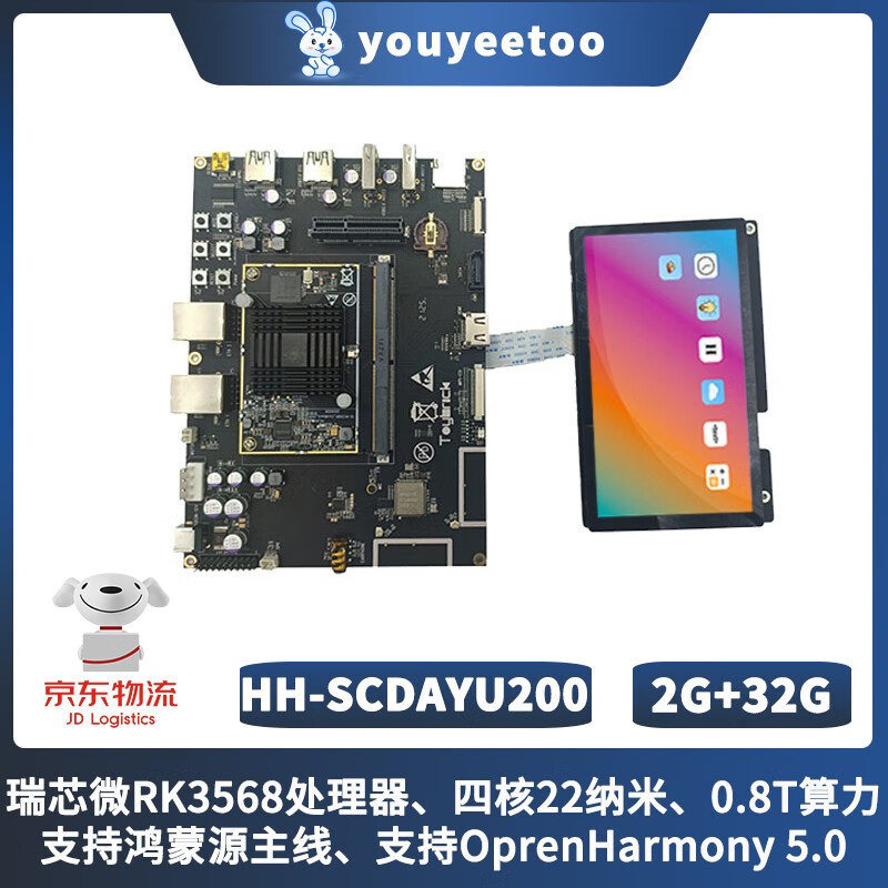 Youyeetoo Rockchip RK3568 development board HH-SCDAYU200 Hongmeng OpenHarmony 5.0 domestic AI artificial intelligence Hongmeng source main line