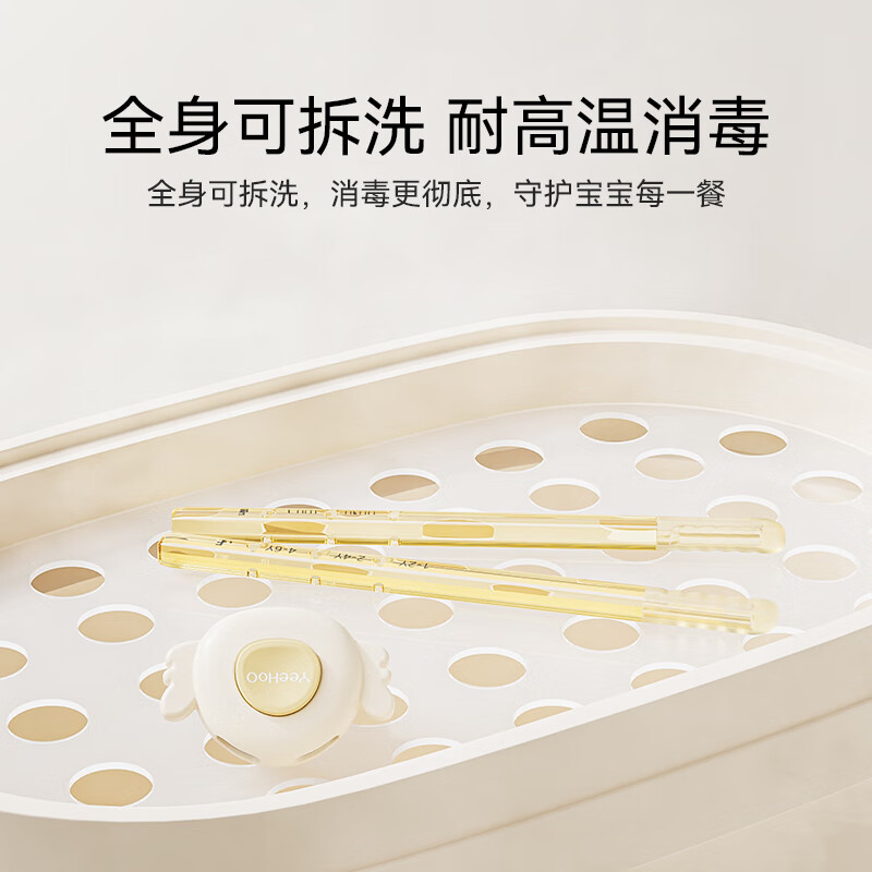 YEEHOO children's tiger mouth chopsticks to assist in learning PPSU training chopsticks for babies and toddlers 2 3 6 years old eating tableware